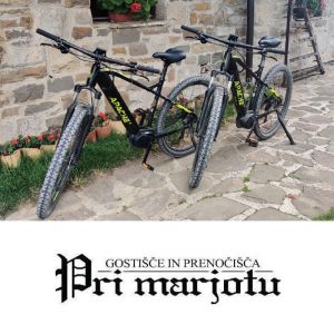 Celodnevna izposoja električnih koles za 2 osebi, Okrepčevalnica pri Marjotu, Kojsko