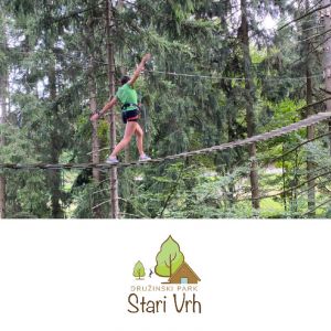 Obisk adrenalinskega parka za 1 odraslo osebo, Družinski park Stari Vrh, Poljane nad Škofjo Loko (Vrednostni bon, izvajalec storitev: VEVRCA D.O.O.)