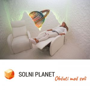 Enkratni obisk solne sobe za 2 osebi, Solni planet, Mozirje (Vrednostni bon, izvajalec storitev: CLAUDIA ACMAN s.p.)