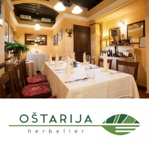 Romantična večerja z nočitvijo v dvoje, Oštarija Herbelier, Dolenjske Toplice (Vrednostni bon, izvajalec storitev: JR d.o.o.)