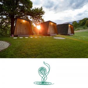 Dve glamping nočitvi za 2 osebi v Zdravilnem gaju Tunjice, Naravni zdravilni gaj Tunjice, Tunjice (Vrednostni bon, izvajalec storitev: V D d.o.o.)
