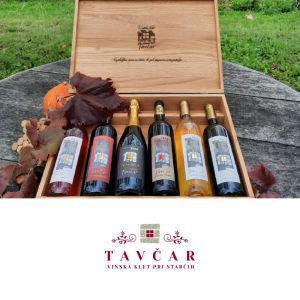 Vinska kulinarična degustacija za 2 osebi, Vinska klet Pri Starčih - Tavčar, Križ (Vrednostni bon, izvajalec storitev: MILENA TAVČAR nosilka dop.dej. na kmetiji)