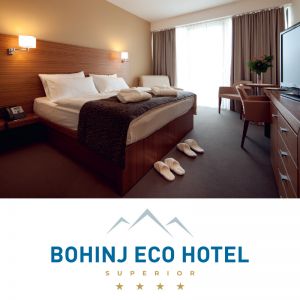 Dve nočitvi s polpenzioom v Superior sobi za 2 osebi, Bohinj Eco Hotel, Bohinjska Bistrica (Vrednostni bon, izvajalec storitev: SHD,DRUŽBA ZA UPRAVLJANJE D.O.O.)