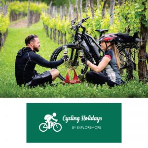 Celodnevni izlet z električnimi kolesi v Goriška Brda za 2 osebi, Cycling Holidays, (Vrednostni bon, izvajalec storitev: EXPLOREMORE, organizator potovanj, d.o.o.)