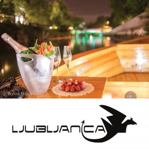 Romantična plovba po Ljubljanici s penino za 2 osebi, Lakercraft Ljubljana (Vrednostni bon, izvajalec storitev: LOGAR ANŽE, S.P.)
