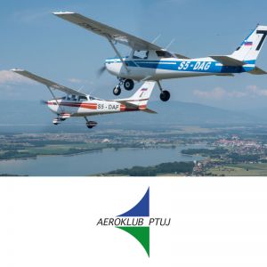 15 minutni uvodni panoramski polet za do 3 osebe, Aeroklub Ptuj, Gorišnica (Vrednostni bon, izvajalec storitev: AEROKLUB PTUJ)