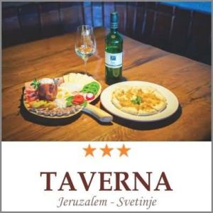 {[sl]:Kulinarično razvajanje ob vinski cesti na Jeruzalemu, Taverna Jeruzalem (Vredno
